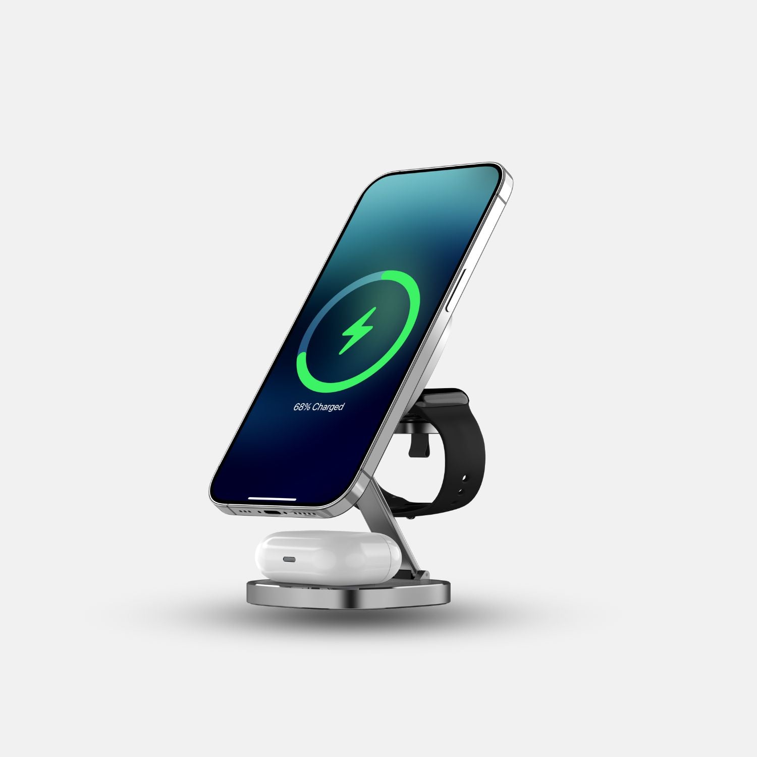 World's Smallest 3in1 Magsafe Wireless Charger - NanoMag Trio