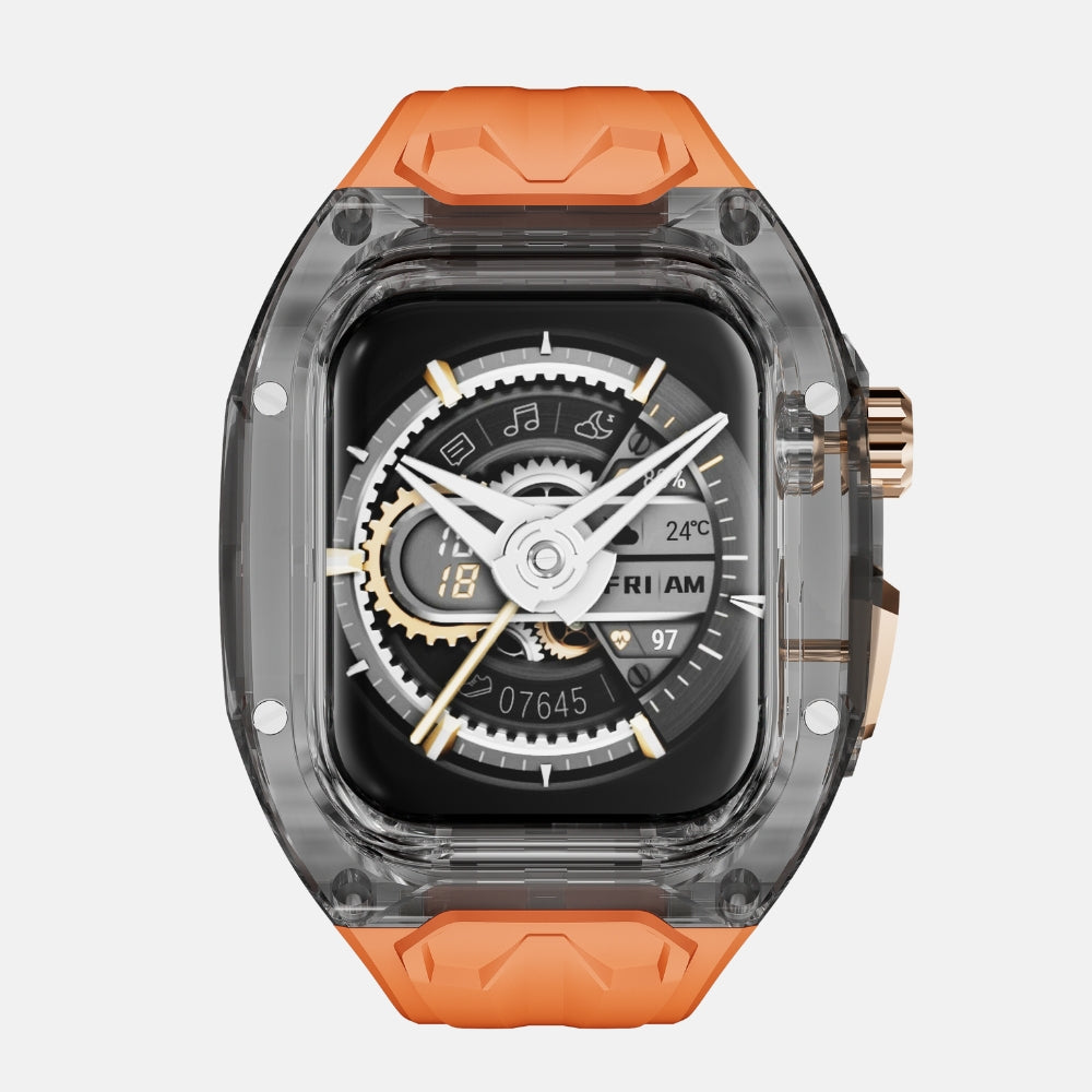 45/44MM Crystal Black Edition- Orange