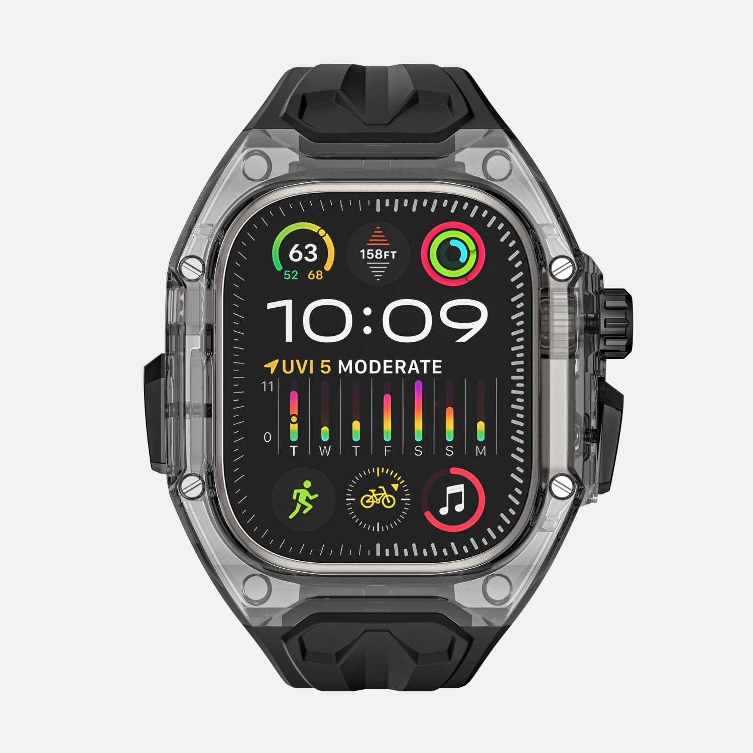 49MM Crystal Black Edition- Black
