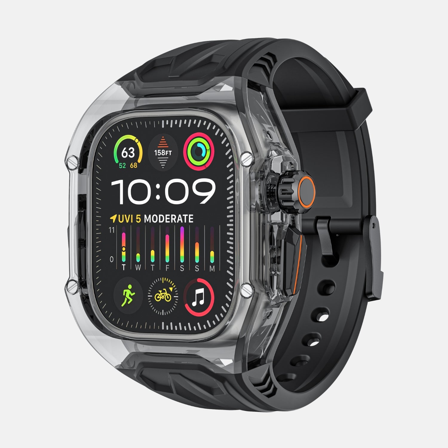 49MM Crystal Black Edition- Black