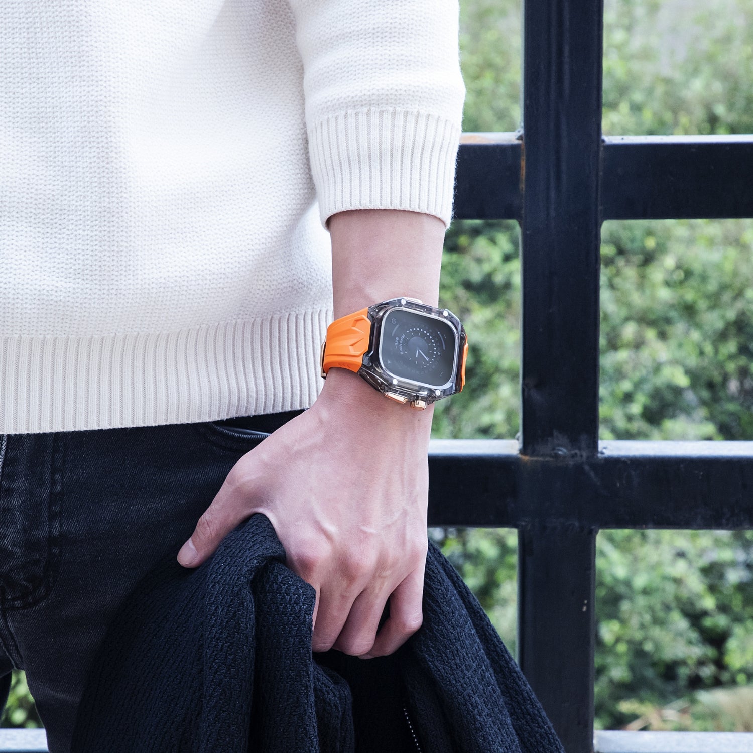 49MM Crystal Black Edition- Orange