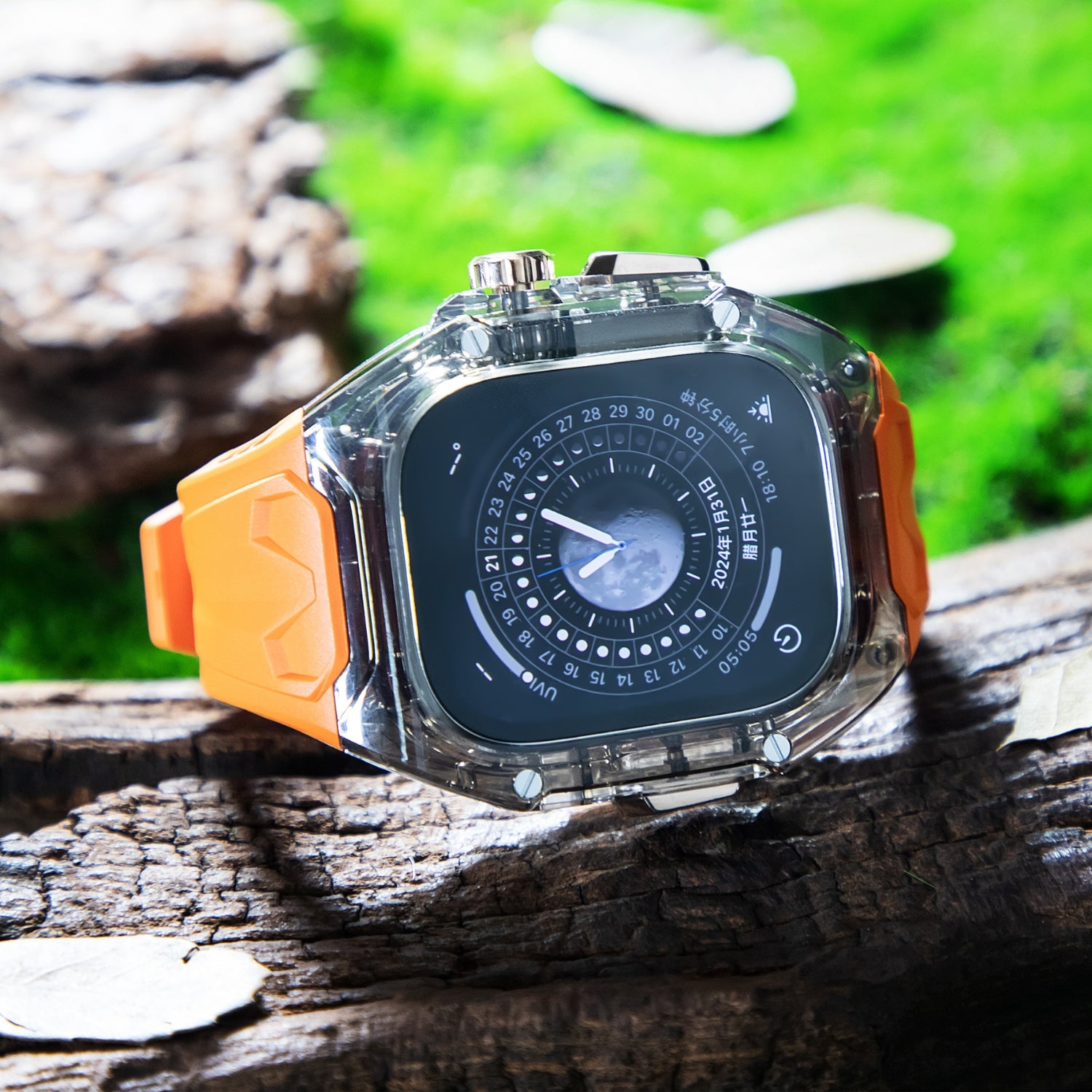 49MM Crystal Black Edition- Orange