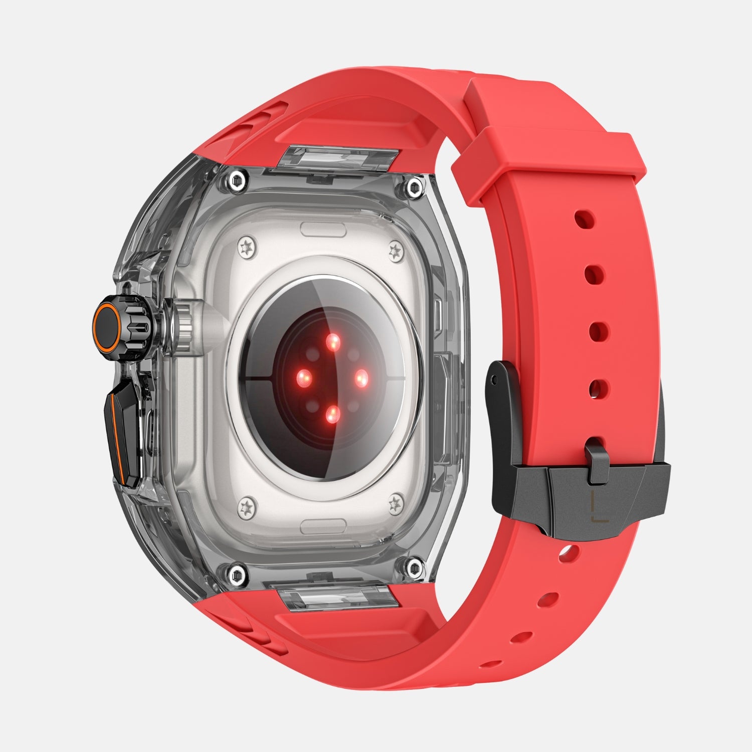 49MM Crystal Black Edition- Red
