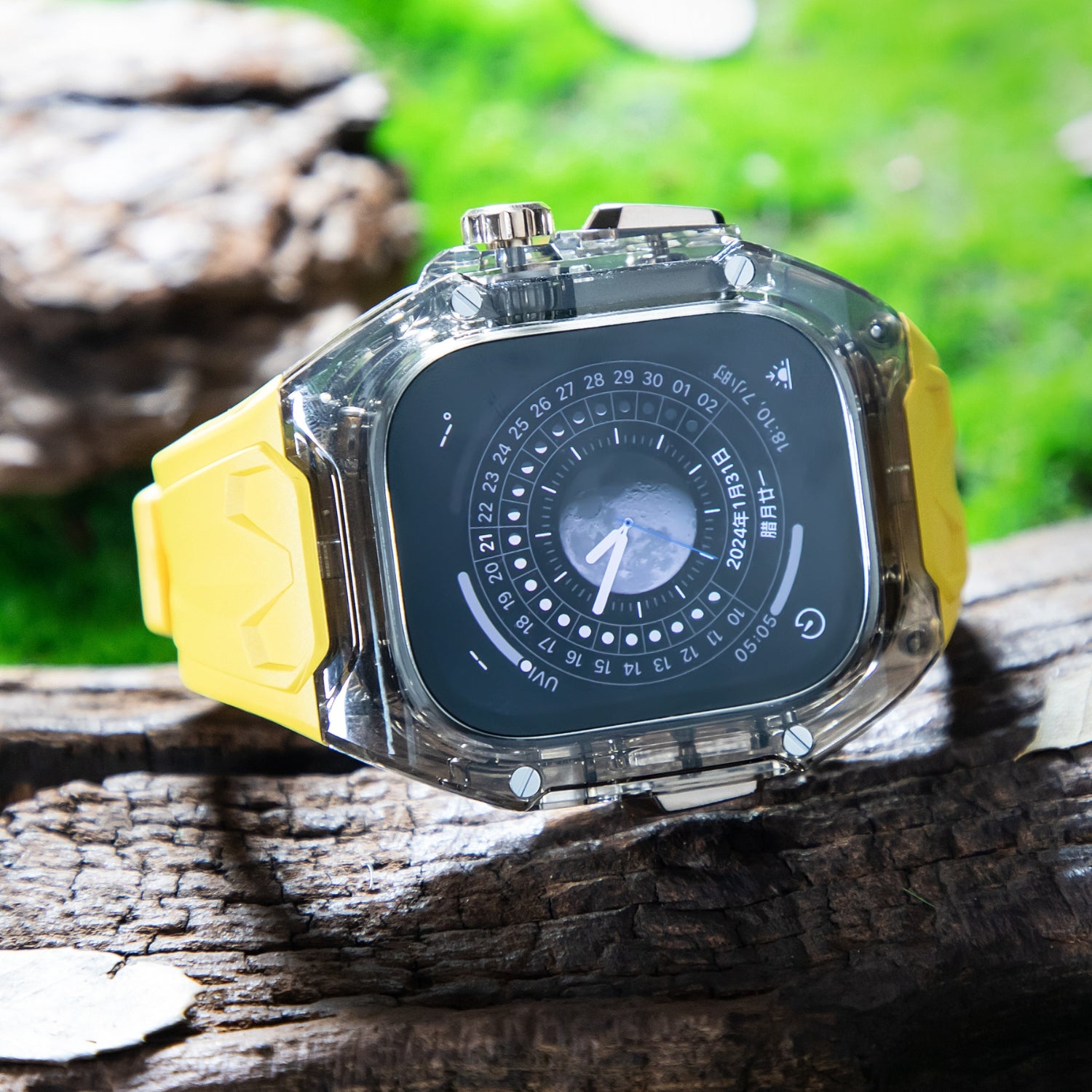 49MM Crystal Black Edition- Yellow