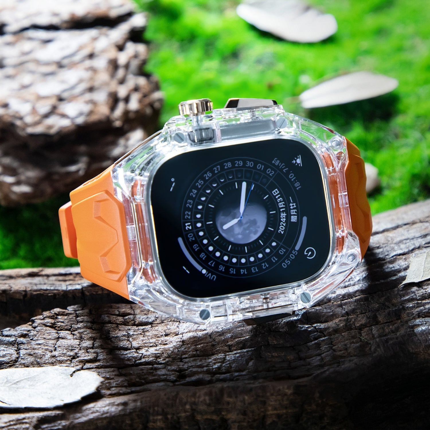 49MM Crystal Clear Edition- Orange