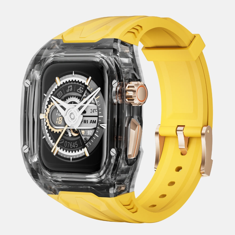 45/44MM Crystal Black Edition- Yellow