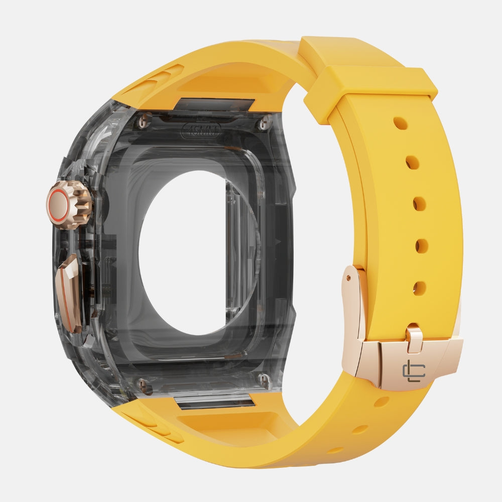 45/44MM Crystal Black Edition- Yellow