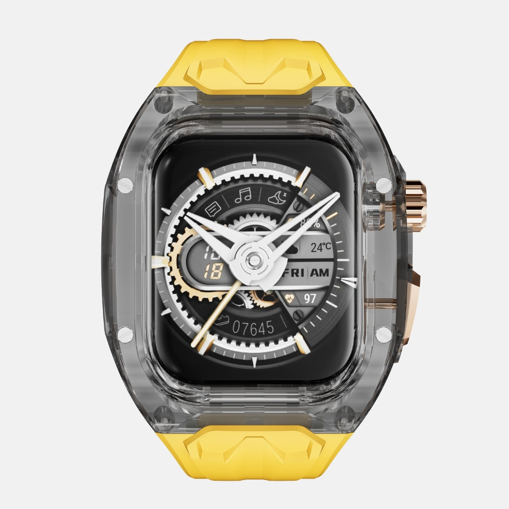 45/44MM Crystal Black Edition- Yellow