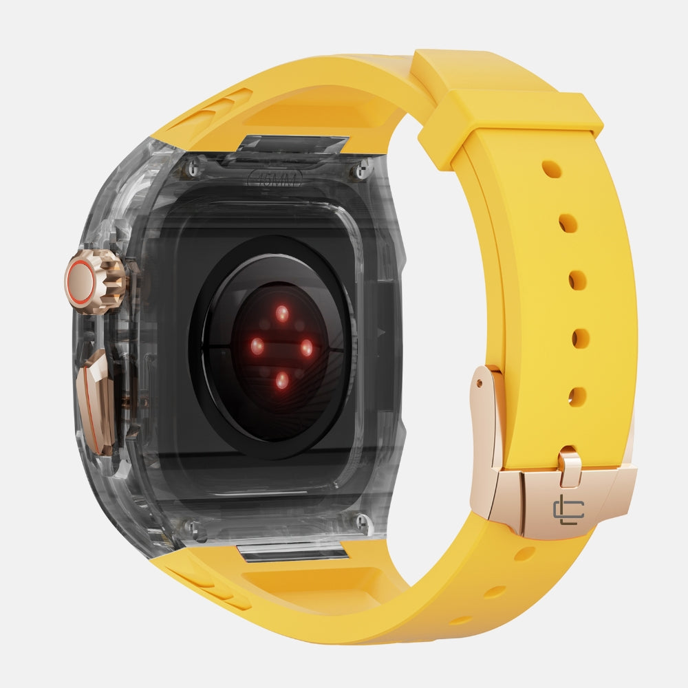 45/44MM Crystal Black Edition- Yellow