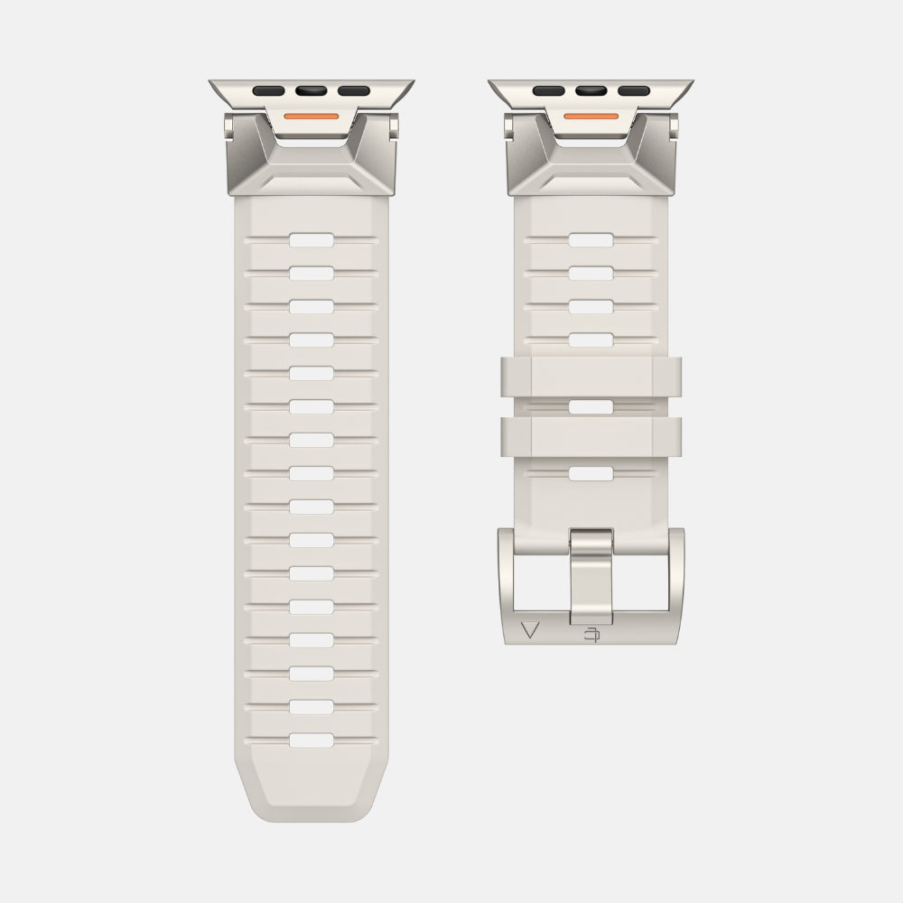 Luxury FKM Silicone Sport Bands For Apple Watch 42/44/45/46/49MM