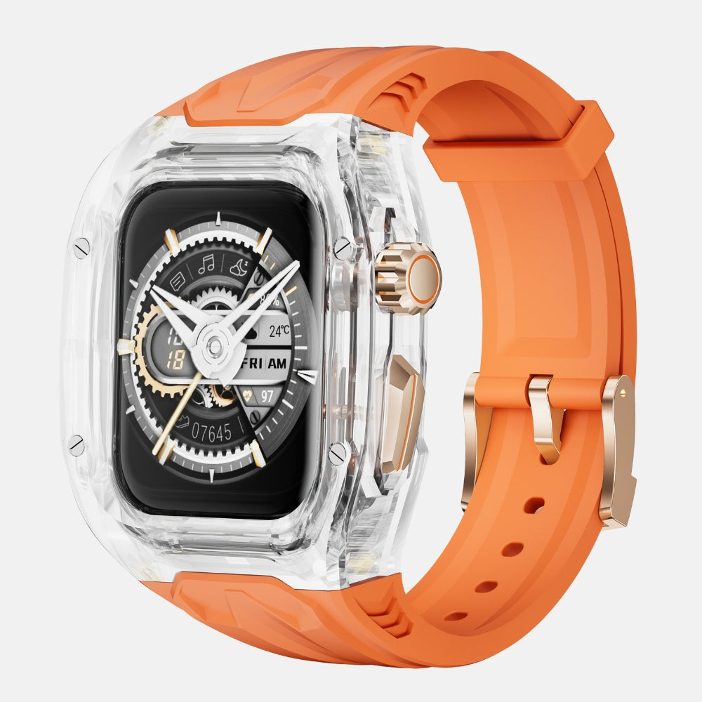 45/44MM Crystal Clear Edition- Orange