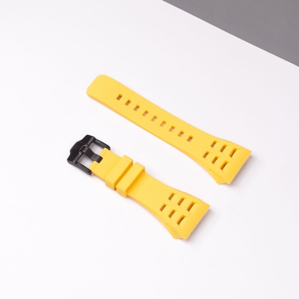 SILICONE STRAP OF SPORT LUXURY CASE 44&45MM- BLACK BUCKLE