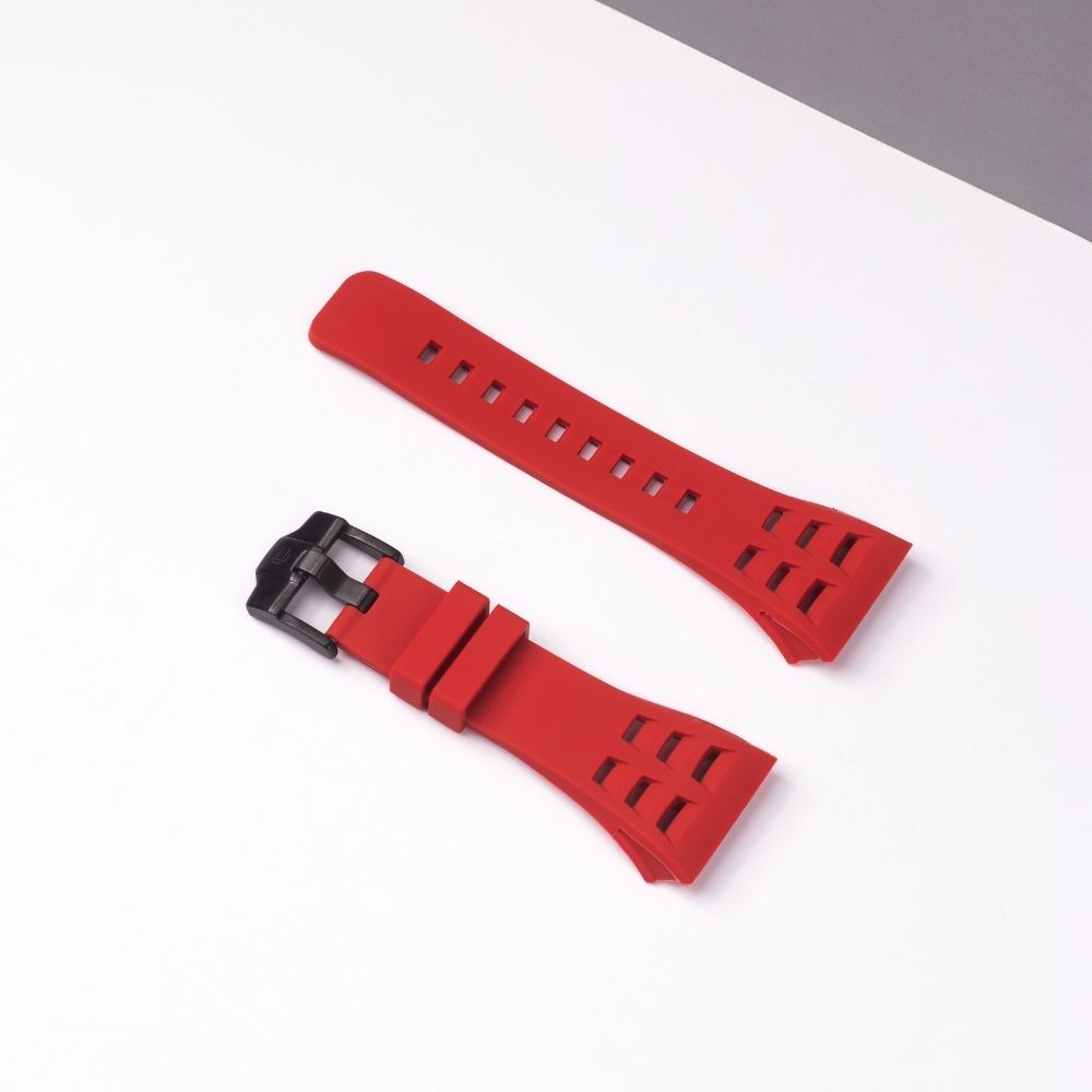 SILICONE STRAP OF SPORT LUXURY CASE 44&45MM- BLACK BUCKLE