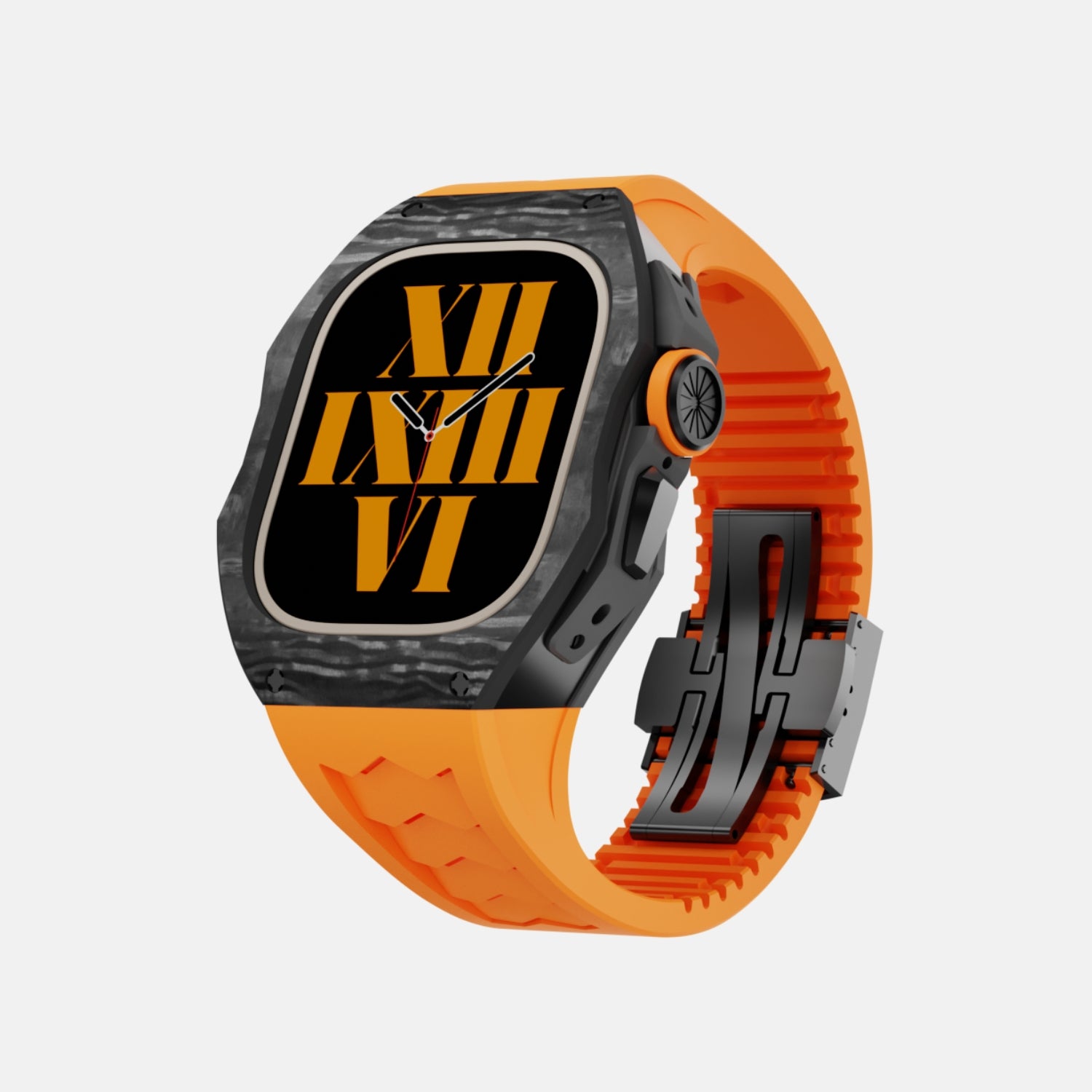 49MM Carbon Fiber Edition Case - Black
