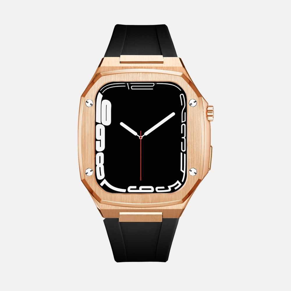 45MM Rosegold Luxury Edition Gehäuse - Silikonarmband