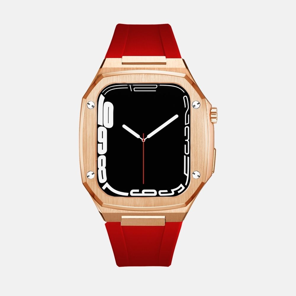 45MM Rosegold Luxury Edition Gehäuse - Silikonarmband