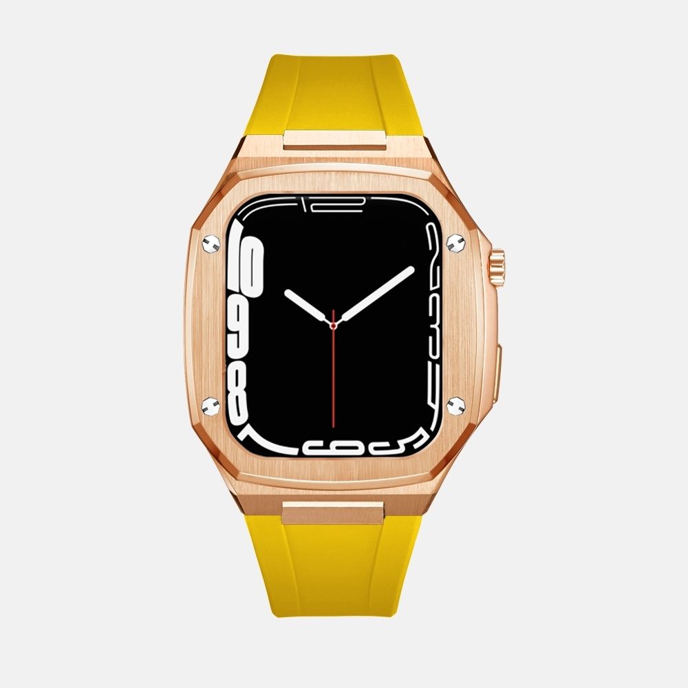 45MM Rosegold Luxury Edition Gehäuse - Silikonarmband