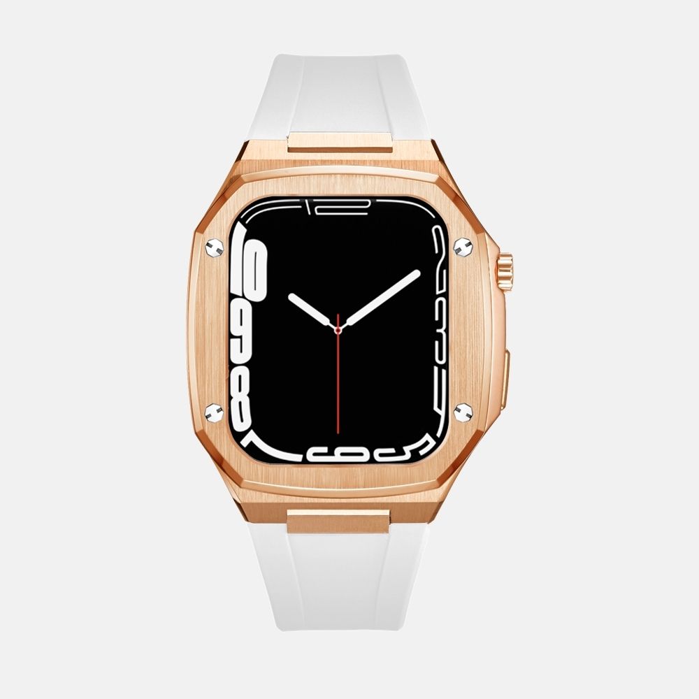 45MM Rosegold Luxury Edition Gehäuse - Silikonarmband
