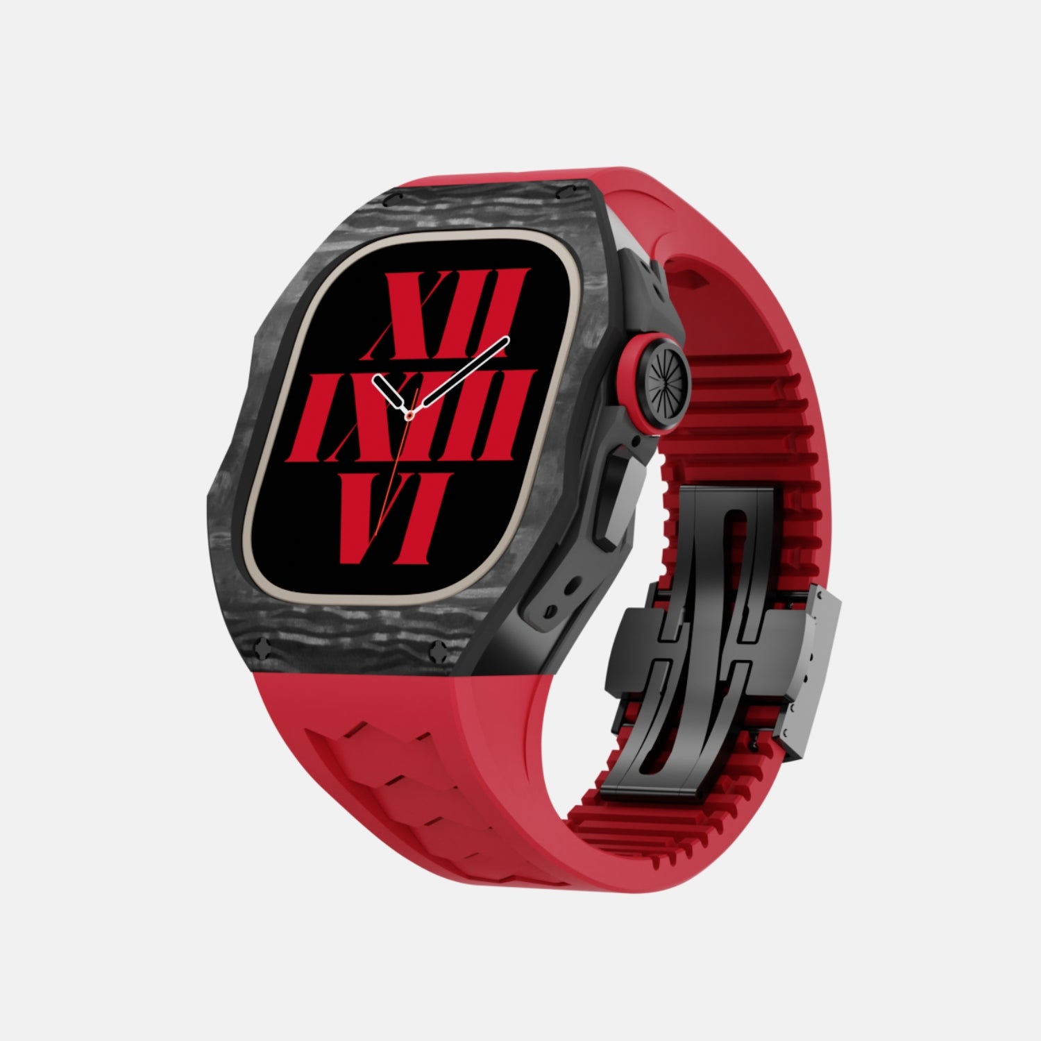 49MM Carbon Fiber Edition Case - Black