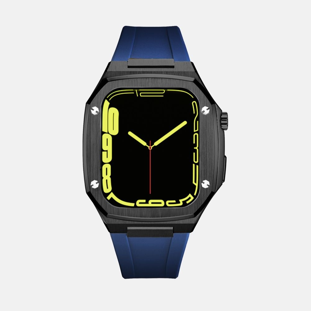 45MM Black Luxury Edition Gehäuse - Silikonarmband
