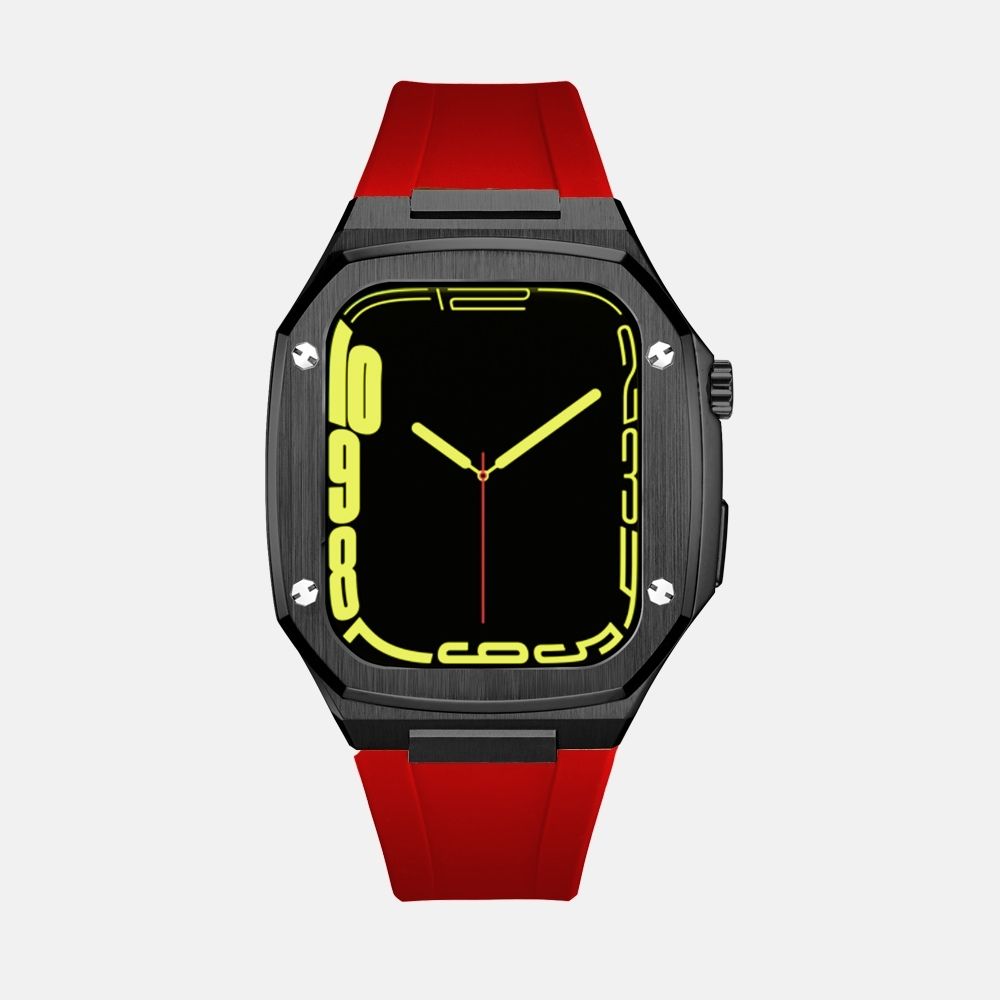 45MM Black Luxury Edition Gehäuse - Silikonarmband