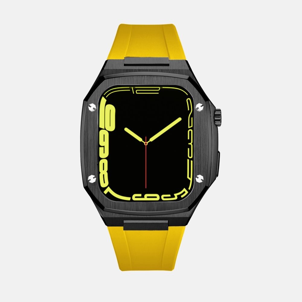 45MM Black Luxury Edition Gehäuse - Silikonarmband