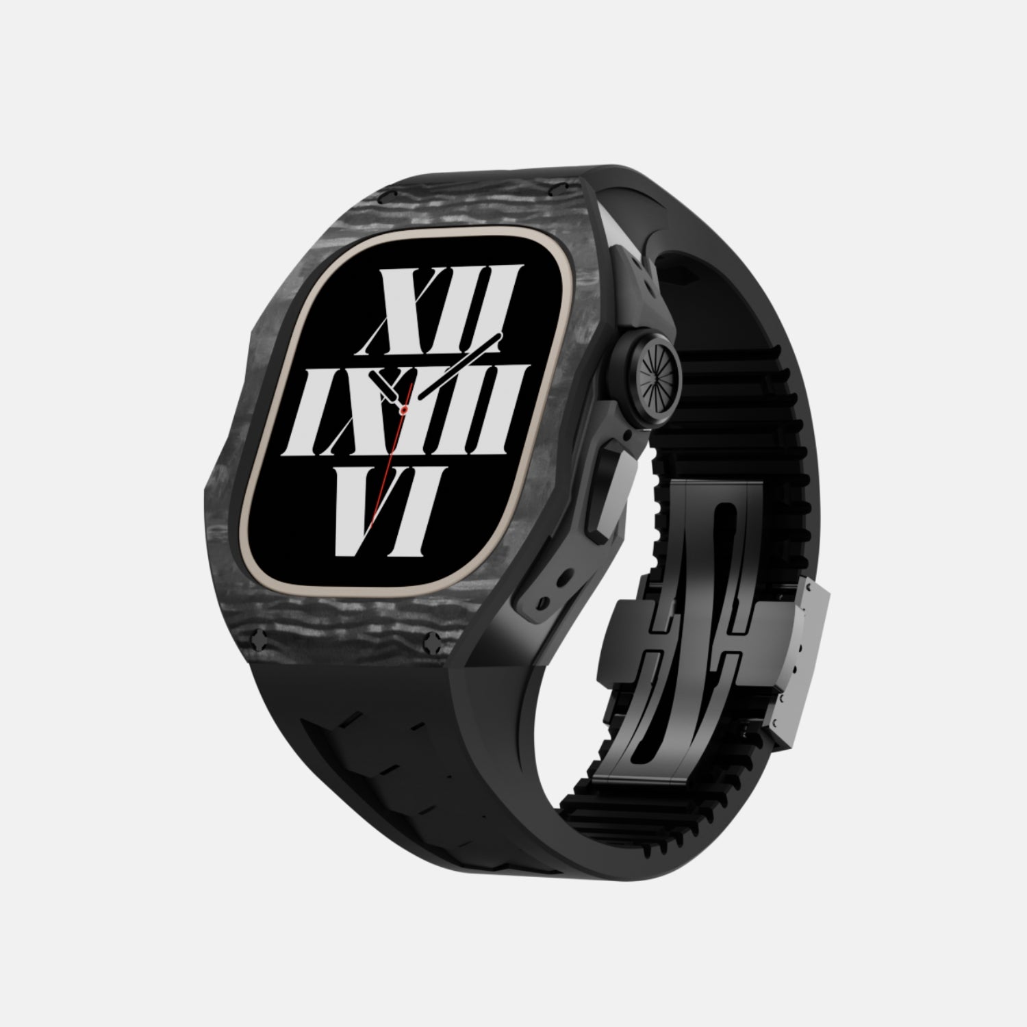 49MM Carbon Fiber Edition Case - Black