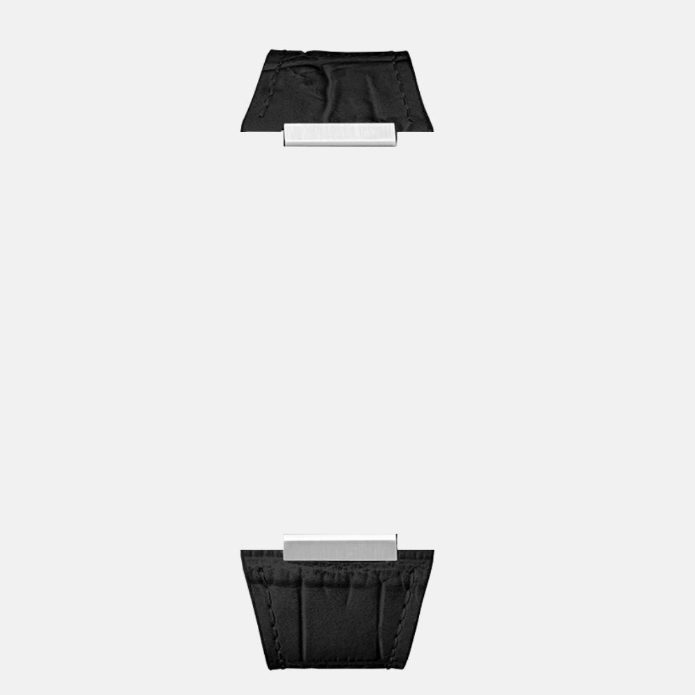 Leather Strap 44/45MM- Silver Buckle