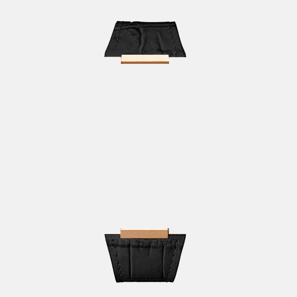 Leather Strap 44/45MM- Rosegold Buckle
