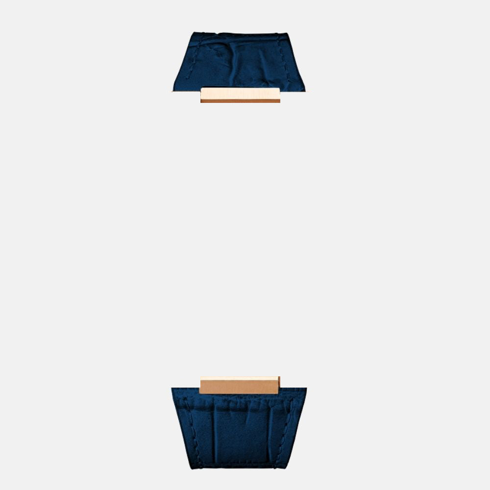 Leather Strap 44/45MM- Rosegold Buckle