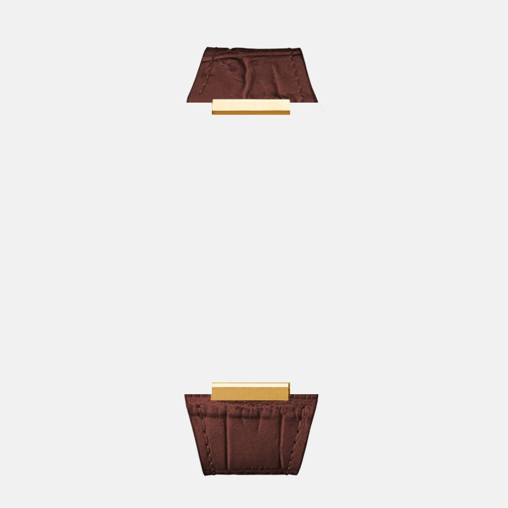 Leather Strap 44/45MM- Gold Buckle
