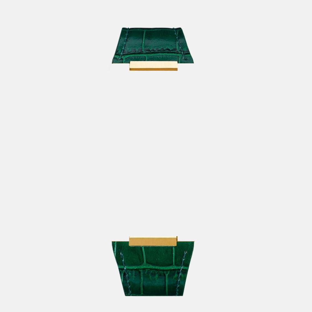 Leather Strap 44/45MM- Gold Buckle