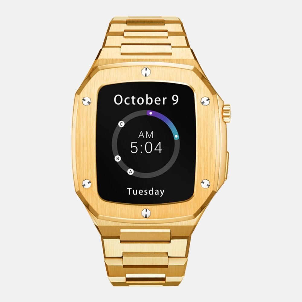 44MM Gold Luxury Edition Case- Stainless Steel Strap