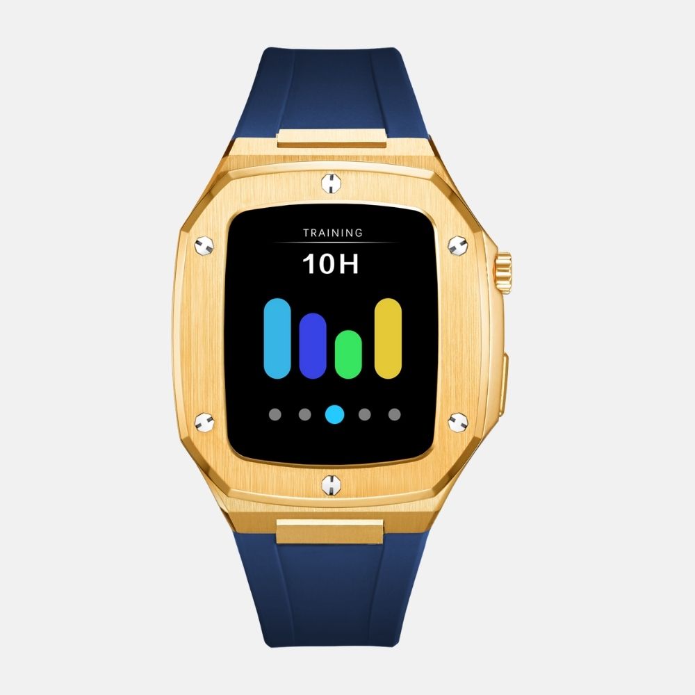 44MM Gold Luxury Edition Case- Silicone Strap