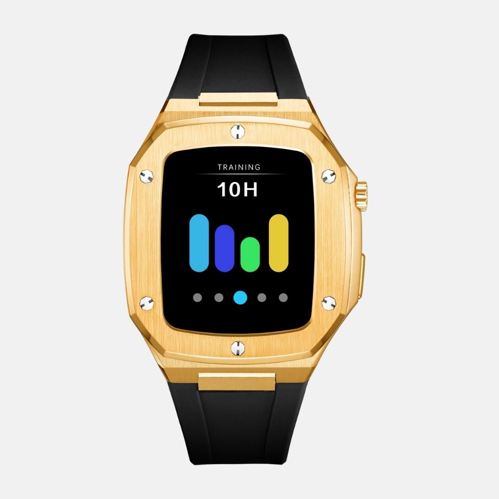 44MM Gold Luxury Edition Case- Silicone Strap
