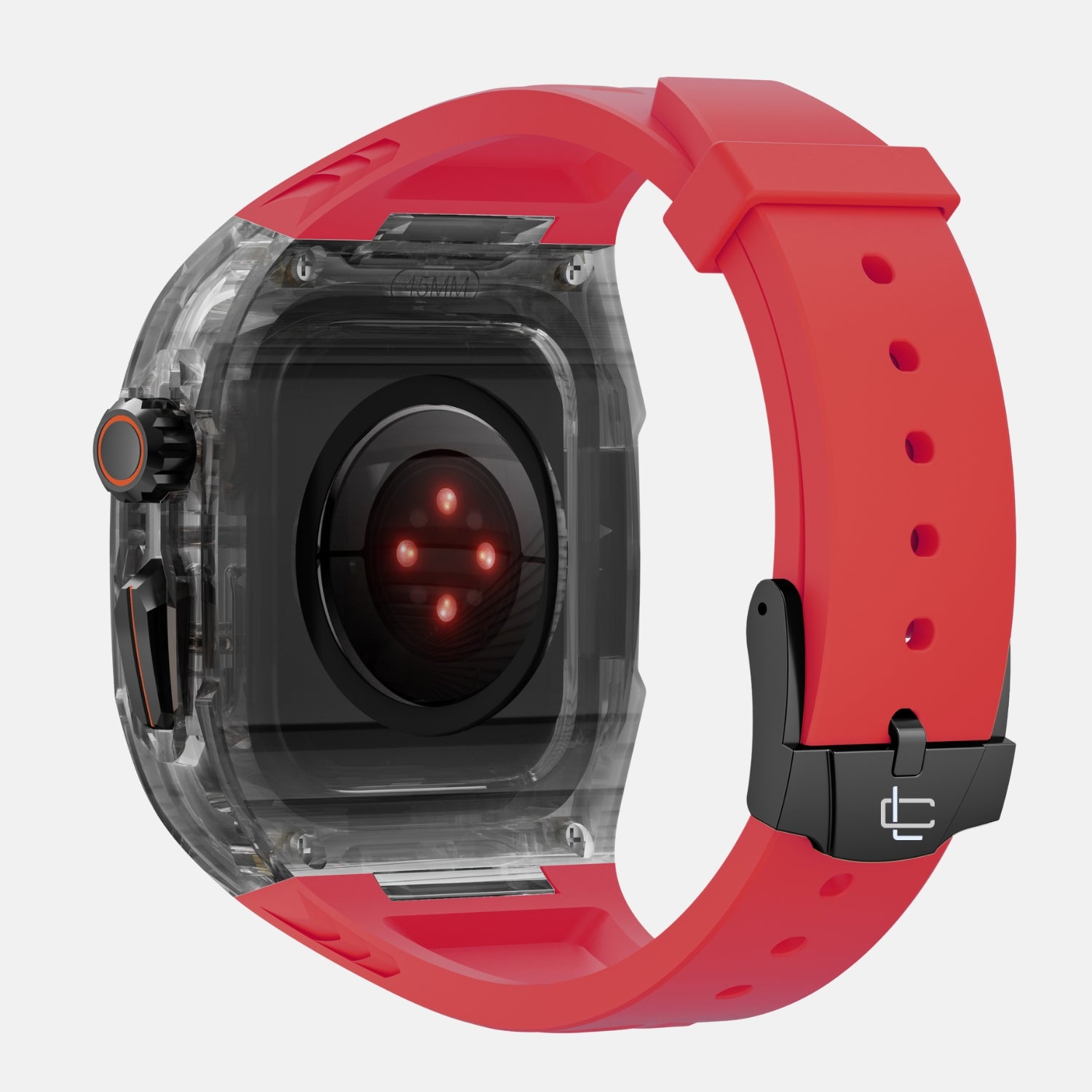 45/44MM Crystal Black Edition- Red