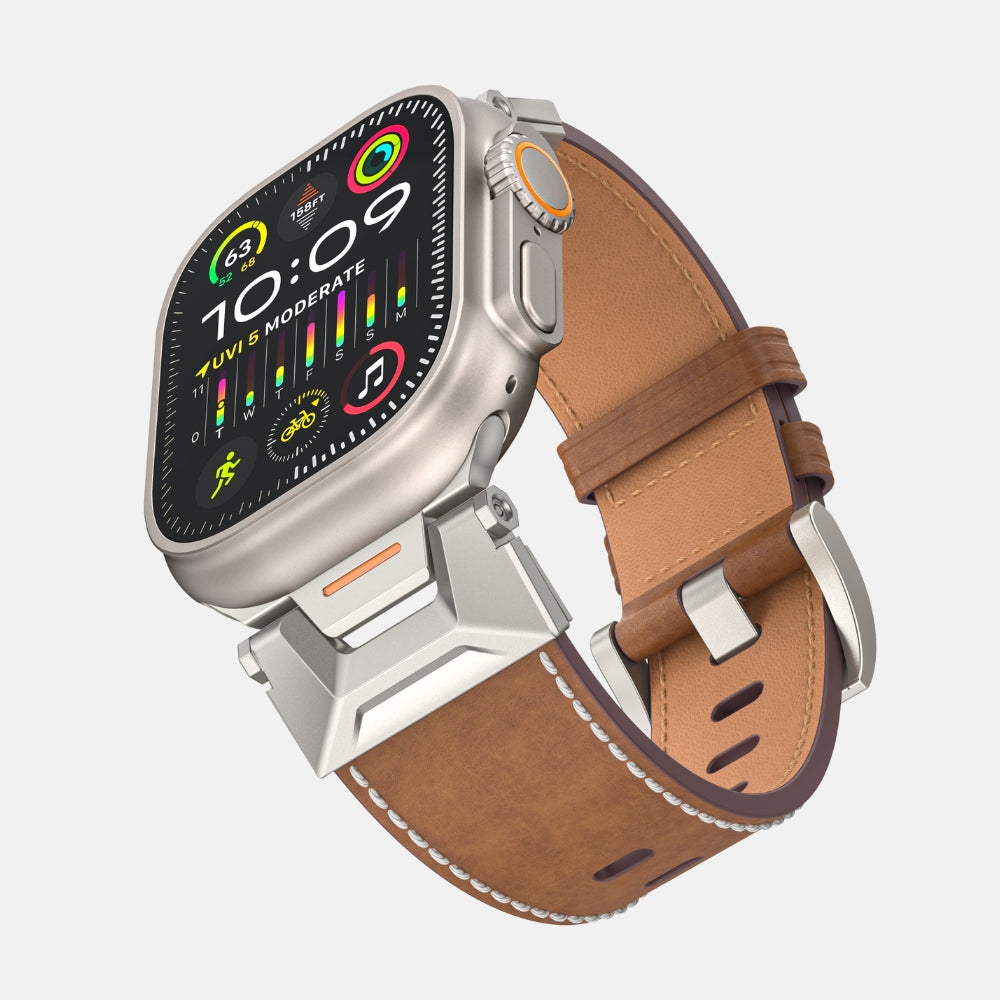 Luxury Leather Bands For Apple iWatch 42/44/45/49MM