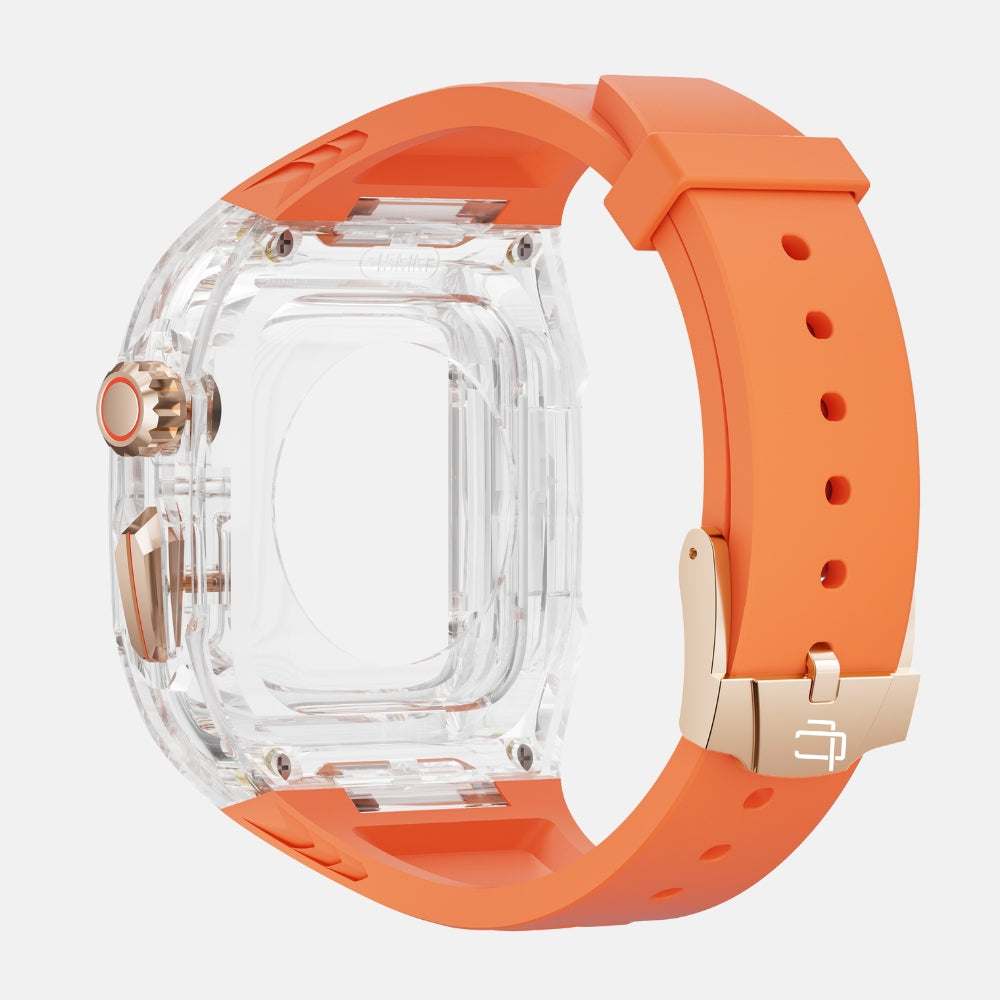 45/44MM Crystal Clear Edition- Orange
