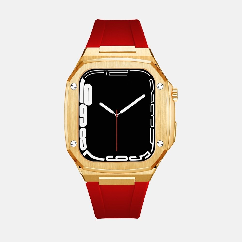 45MM Gold Luxury Edition Case- Silicone Strap