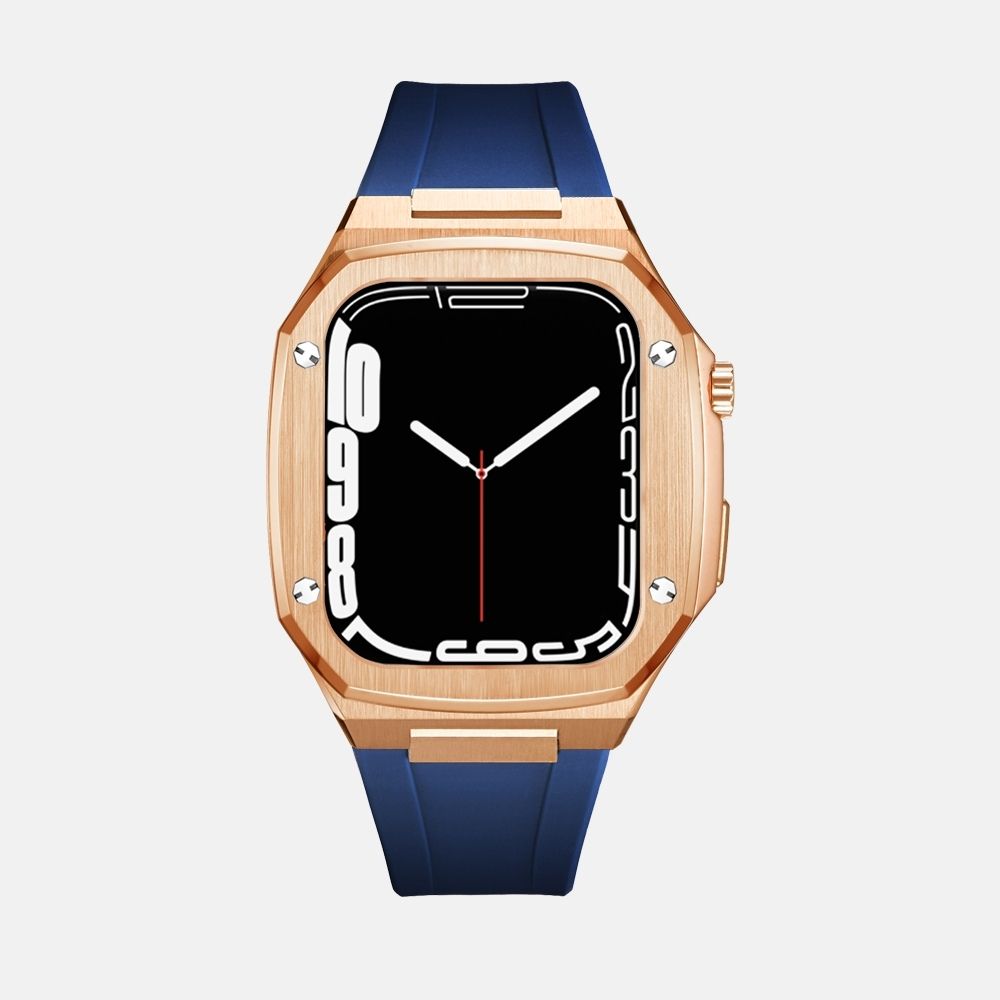 45MM Rosegold Luxury Edition Case- Silicone Strap