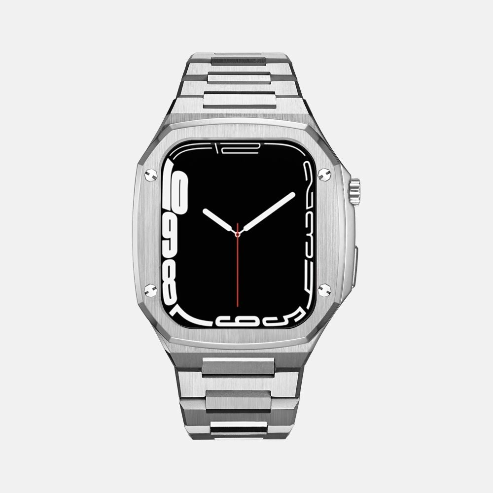 45MM Silver Luxury Edition Case- Stainless Steel Strap